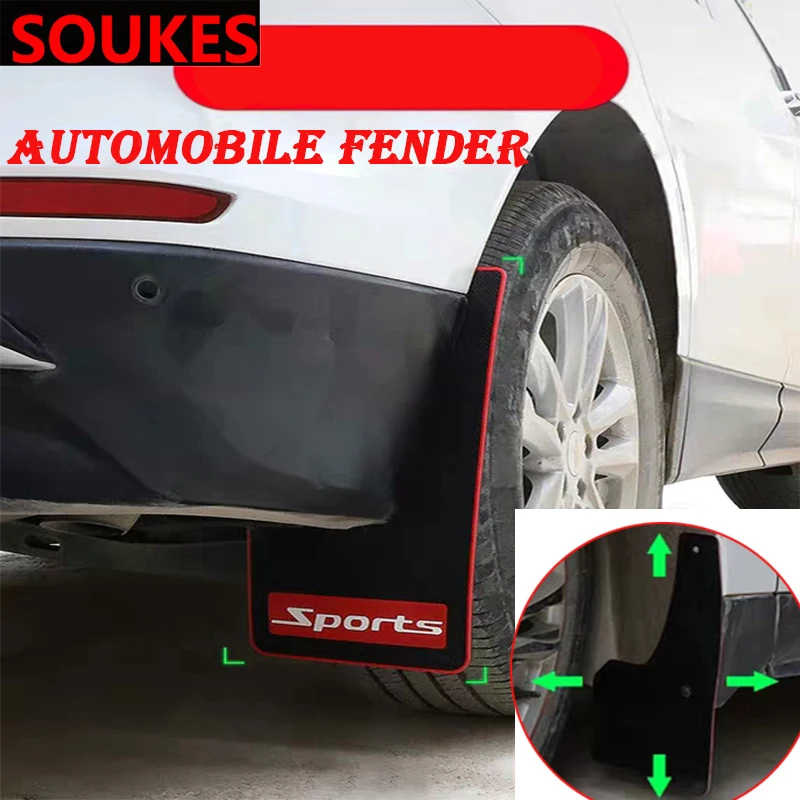 Спортивные Брызговики Devil для автомобилей брызговики Mitsubishi Lancer 10 ASX Pajero X Ford Focus 2 3