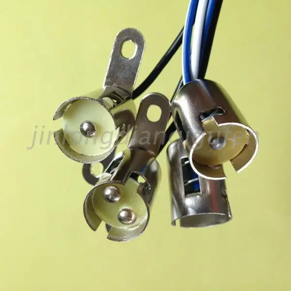 Байонетная розетка B15 с одним и двойным контактом основание лампы сигнализации