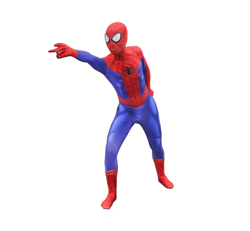 Костюм супергерой zentai для взрослых и детей; комбинезон на Хэллоуин