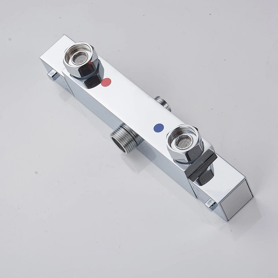 Термостатический регулирующий клапан для ванны и душа латунный смеситель с