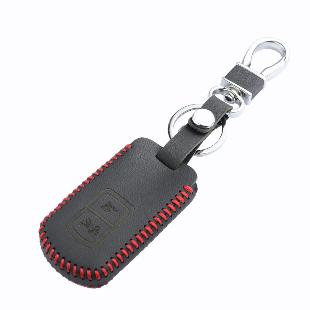 Leather Key Case for Honda Vario 150 PCX PXC 2018 lead sh125/150 Motorcycle 2 Button Cover Keychains fob | Автомобили и мотоциклы