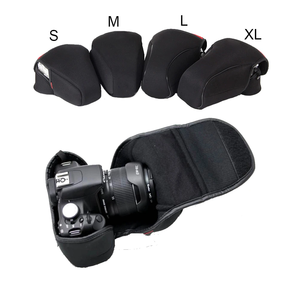 Чехол для камеры из мягкого неопрена сумка Canon EOS 5D2 5D3 5D4 5D 50D 55D 60D 7D 7D2 70D 77D 750D 1300D 1200D
