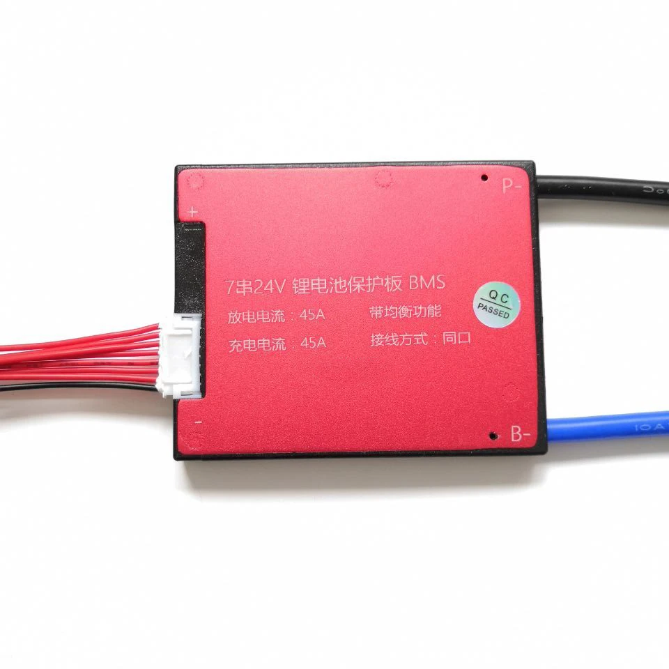 1 шт./лот 7 S 24 В 16A 25A 35A 45A 60A BMS Батарея защиты плате LiFepo4 PCB PCM с баланса|Аксессуары для