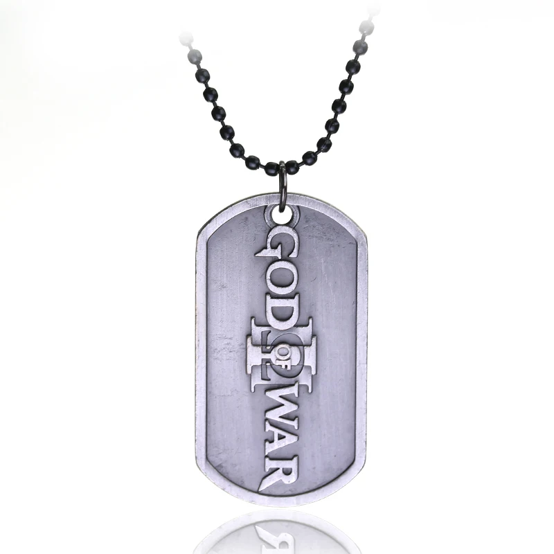 Популярная игра ювелирные изделия PS3 собака бирка кулон ожерелье s GOD OF WAR 3 мужчины