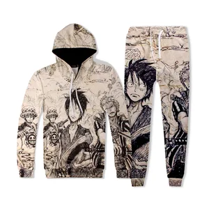 Комплект из 2 предметов, мужские и женские повседневные спортивные костюмы с 3D принтом, модные толстовки с капюшоном + штаны, толстовка, спортивный костюм