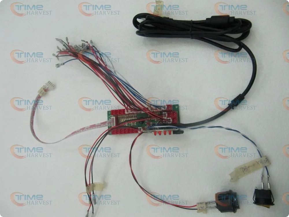 Конвертер USB/PS3/Φ в jamma для 1 игрока аркадное управление с домашней аркадной