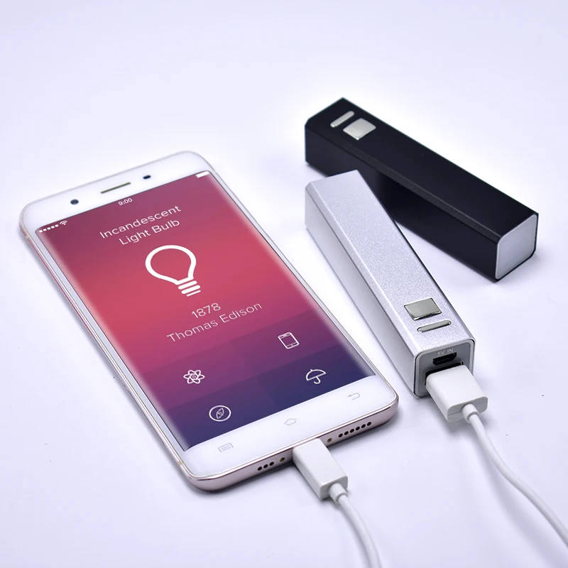 3000 мАч Внешний аккумулятор 18650 USB Внешнее мобильное зарядное устройство для iPhone