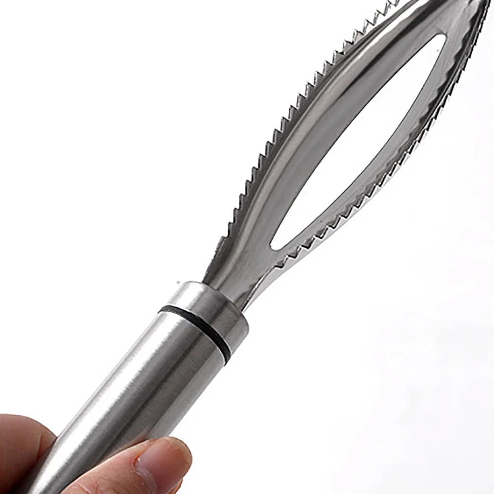Stainless Fish scales Scraping Graters Fast Remove Cleaning Peeler Scraper fish bone tweezers kitchen tools accessories | Дом и сад