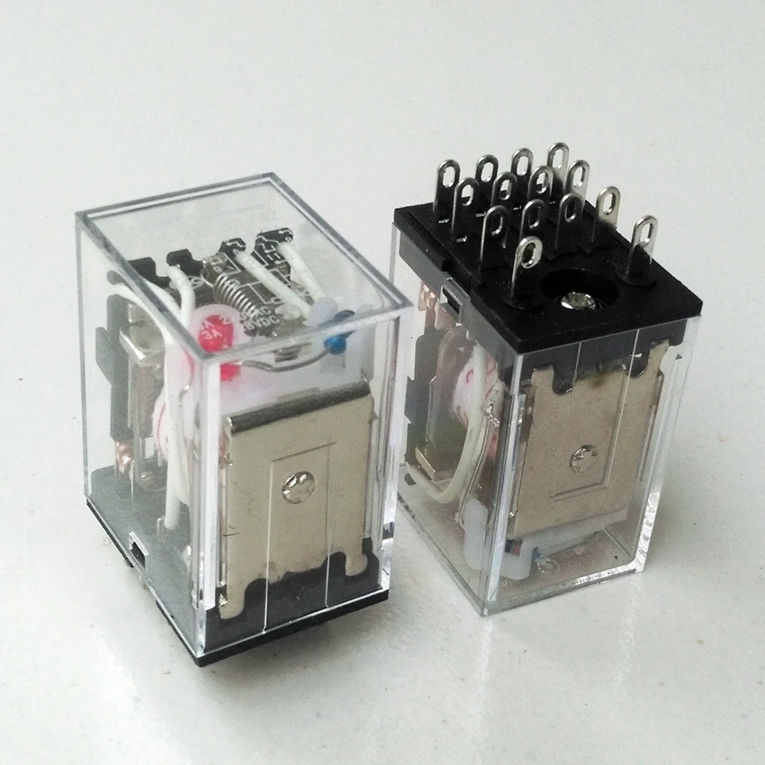1 шт. задняя фотовспышка (D)-4Z DC24V 12V 48V 110V общее реле HH54P мини MY4NJ светильник кой |