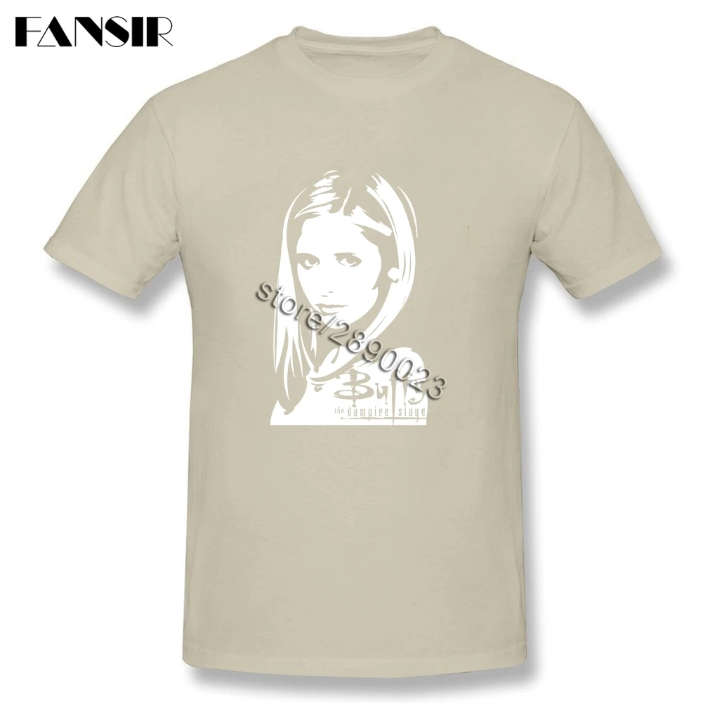 Unique Men's T Shirts Buffy The Vampire Slayer Short Sleeved 100% Cotton Crew Neck T-shirt For Adult Camisa | Мужская одежда