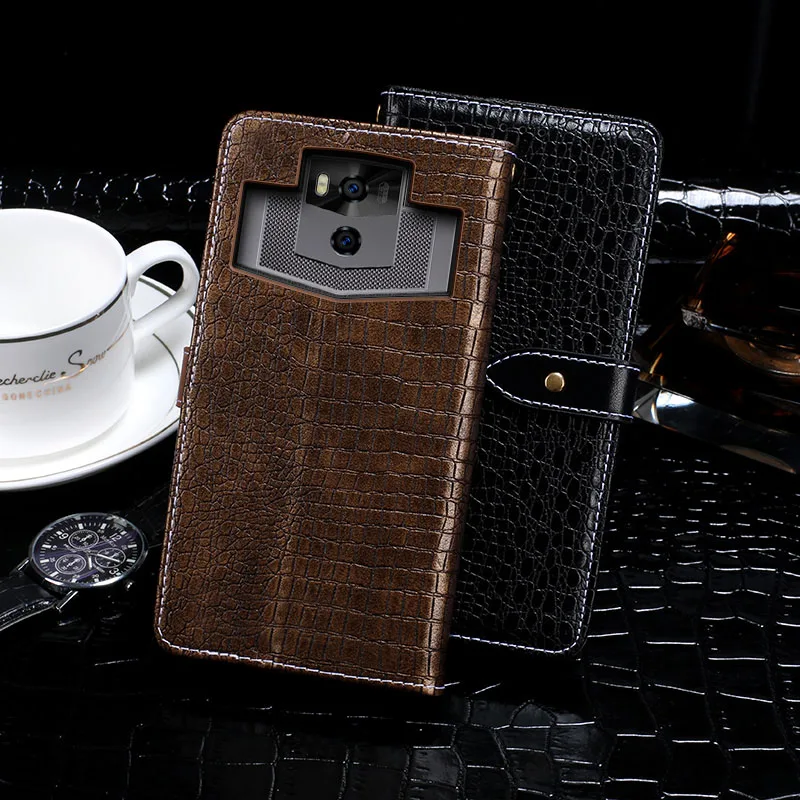 Для Ulefone power 5 Чехол 6,0 ''крокодиловая кожа флип Бумажник кожаный чехол для Ulefone power 5 чехол Аксессуары для телефонов