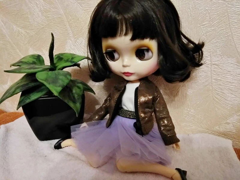 1/6 Кукла Одежда в западном стиле Blyth платье Короткая юбка для Кукла Барби одежда аксессуары