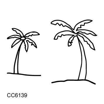 CC6139 Rocooart CC2 6X6 см маленькая винтажная простая Стильная Милая черно-белая панда динозавр волк животное временная татуировка наклейка боди-арт - Цвет: CC6139