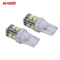 100pcs t10 1210 12smd 12 led white car wedge light 12smd 3528 w5w 194 168 auto license plate clearance lamp reading bulb dc 12v