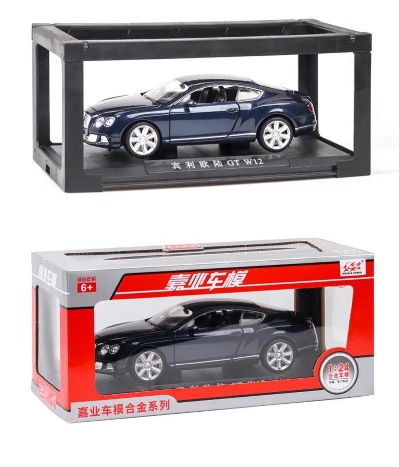 1/24 моделирование GT W12 литые игрушечные машинки из сплава Тяговая тяга на заднее колесо детские Машинки Игрушки для коллекции
