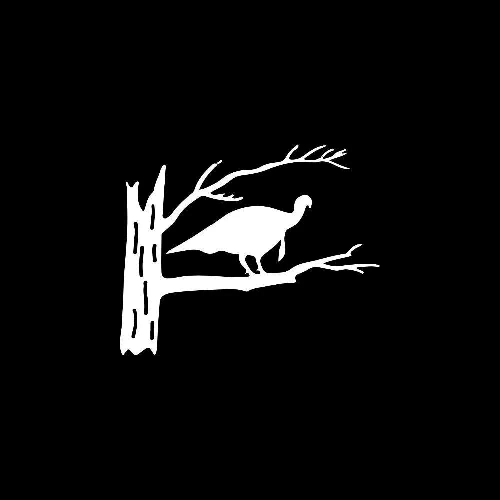 Rylybons DIY 15.5CM*12.7CM Turkey Hunter Bird Hunting Fashion Vinyl Car-styling Car Sticker Window Decal Accessories | Автомобили и