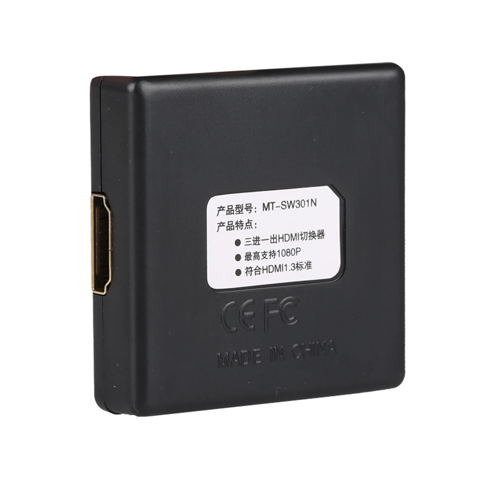MT-Lamoda Пластик Mini 3 Порты и разъёмы HDMI коммутатора spitter 1x3 Поддержка 1.3 В 1080 P HDCP