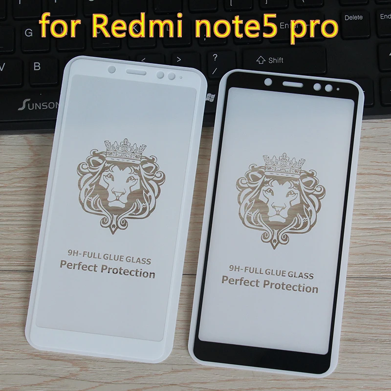Для Xiaomi Redmi note5 5pro Two strong закаленное стекло 9H 2.5D полное покрытие протектор note