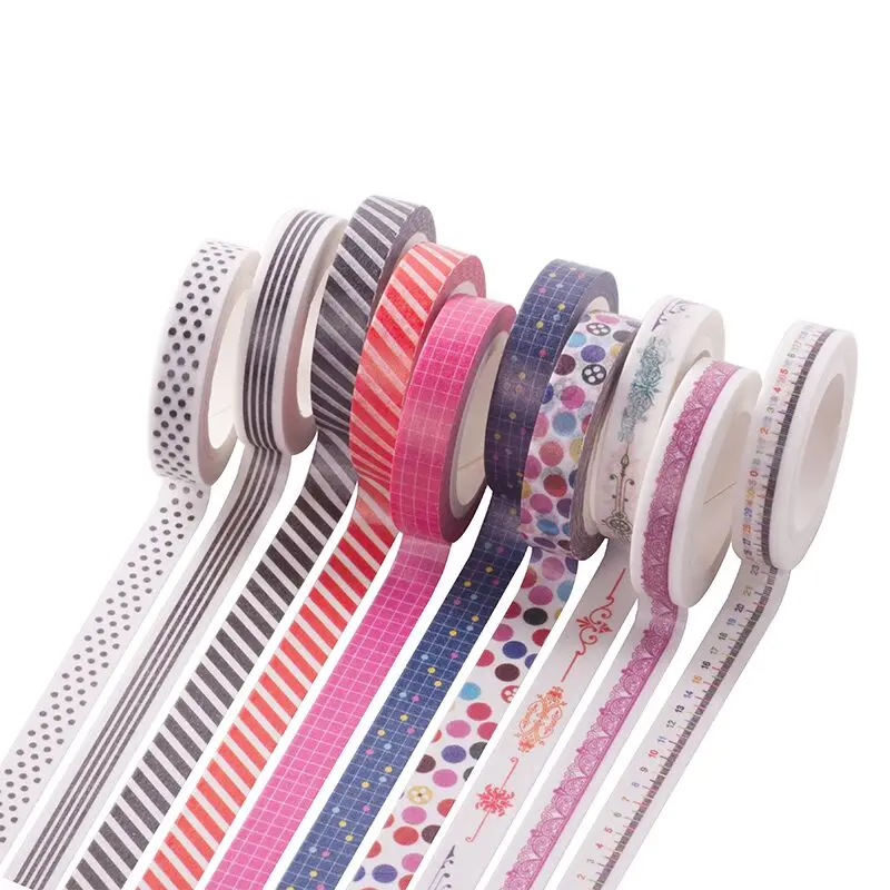 2017 новое поступление 10 шт./лот набор декоративного скотча Васи с дешевой ценой|washi