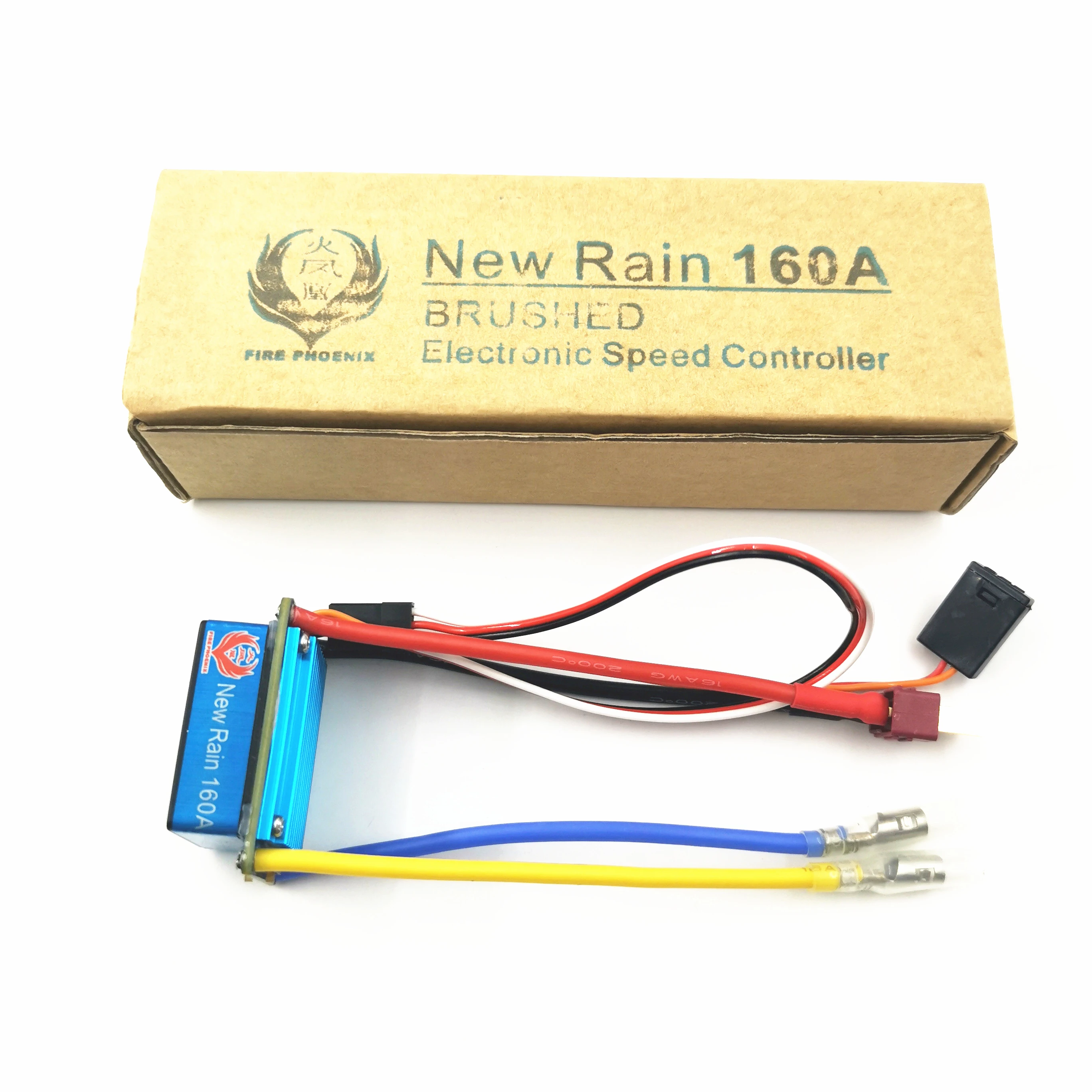 Fire Phoenix New Rain 160A матовый ESC водонепроницаемый 2-3s Lipo 5 В/1A BEC для 1/12 грузовиков Багги