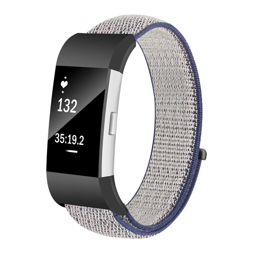 Дизайн легкий Маленький Нейлоновый ремешок для часов Fitbit Charge 2 сменный ремешок для смарт-часов аксессуары 81024
