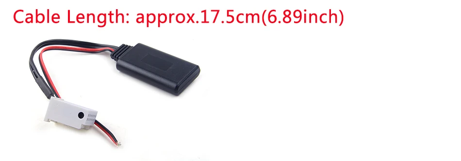 DWCX 12V 12 штепселный Aux Bluetooth адаптер кабель подходит для Mercedes Benz W169 W245 W203 W209 R230 W221 W251 W164 X164