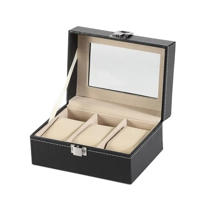 LISM 2 3 6 12 20 24 Grids PU Slots Wrist Watch Display Box Storage Holder Organizer Case Jewelry Dispay | Наручные часы