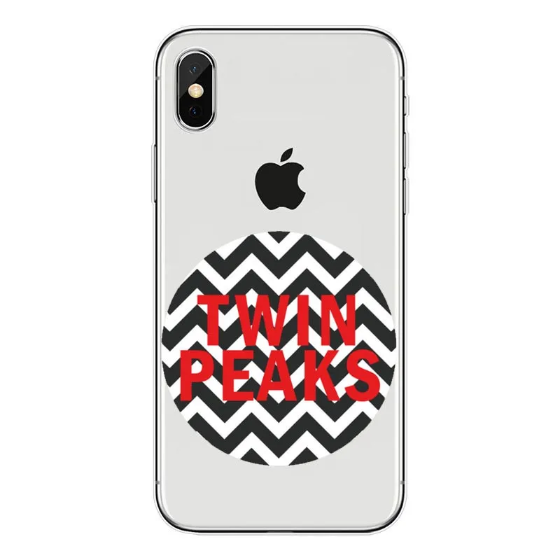 Силиконовый прозрачный чехол для телефона Iphone 6X8 7 5 Plus 10 XR Max Funda Coque Twin Peaks Fire Walk With Me