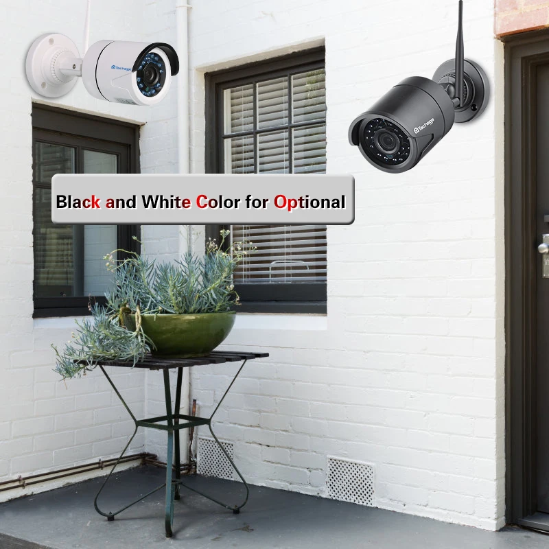 Techage 4CH 1080 P беспроводная 2 ТБ NVR CCTV система безопасности 2MP Wifi Аудио Звук IP камера P2P