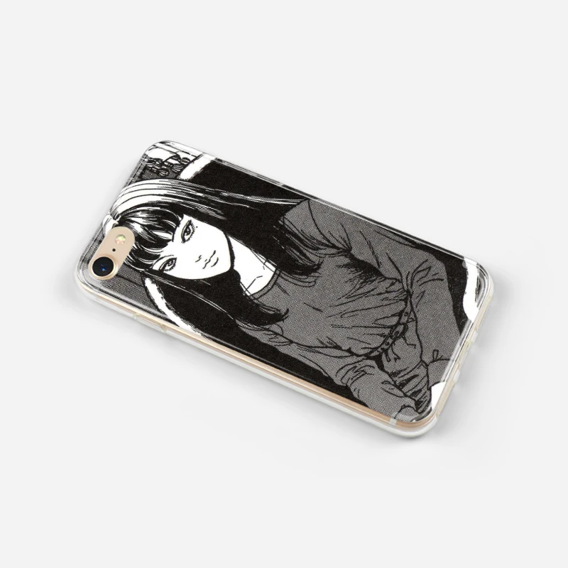 Junji Ito Tomie Guro раскладной Мягкий ТПУ силиконовый чехол для телефона iPhone XS Max XR 7 8 6 S Plus