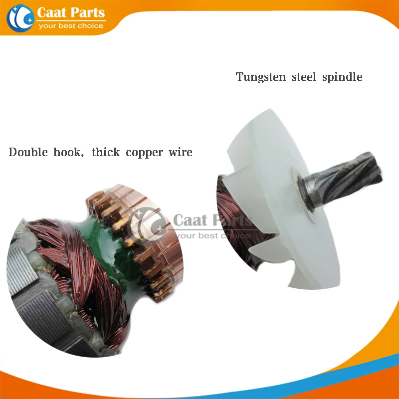 

Free shipping! AC 220V 6-Teeth Drive Shaft Electric Hammer Armature Rotor for Hitachi H41SA, High quality !