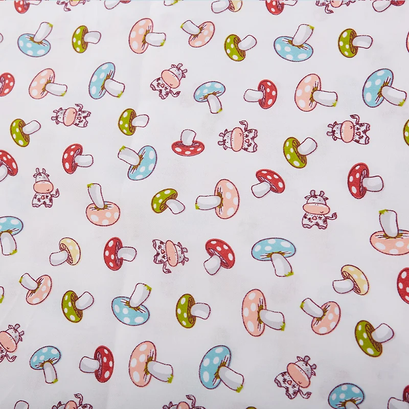 6 шт Костюмы хлопковая ткань покрывало с принтом в виде гриба фруктами одежда для