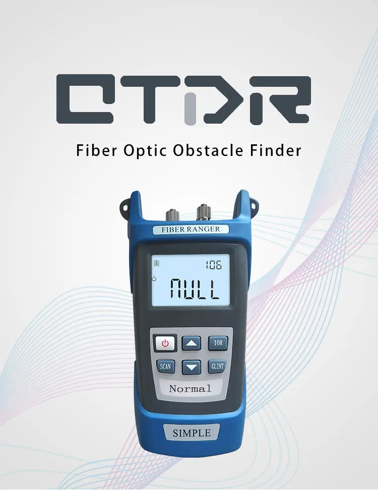 Портативный Простой OTDR 60 км оптического волокна Ranger 1310/1550nm SM Мини OTDR оптического кабеля локатор волокна Ranger с VFL