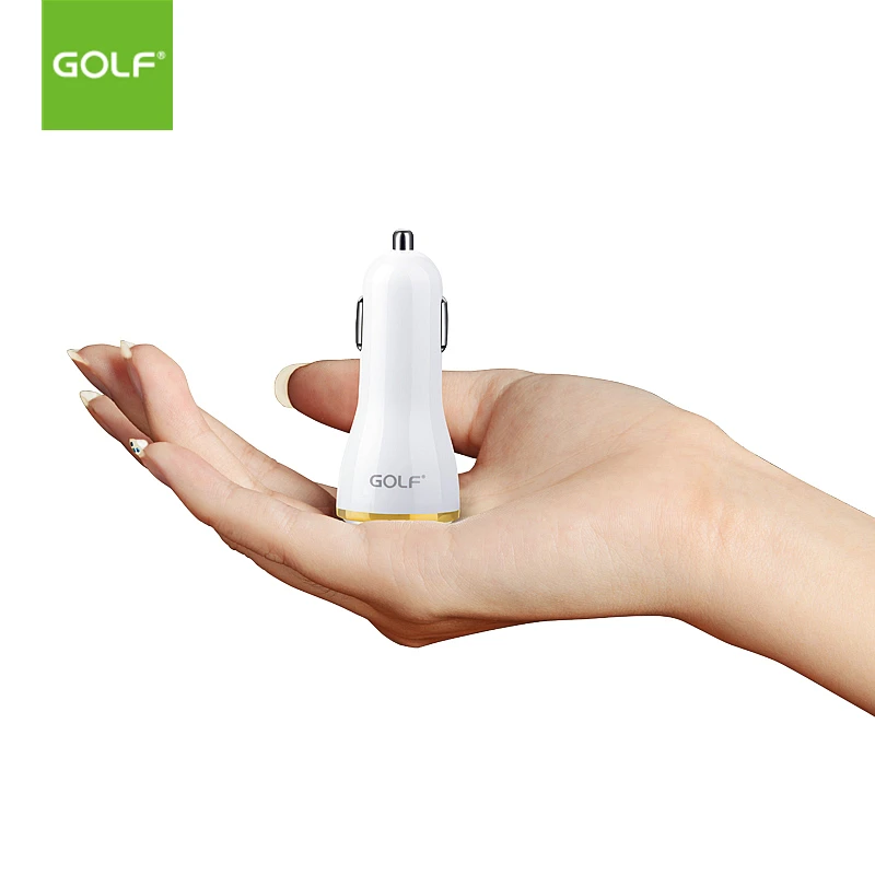 Автомобильное зарядное устройство GOLF с тройным USB портом для iPhone iPad Samsung LG Moto Nokia