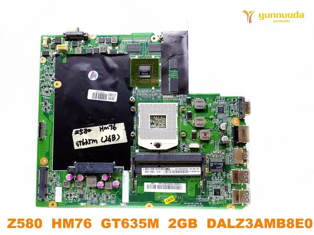 

Original for Lenovo Z580 laptop motherboard Z580 HM76 GT635M 2GB DALZ3AMB8E0 tested good free shipping