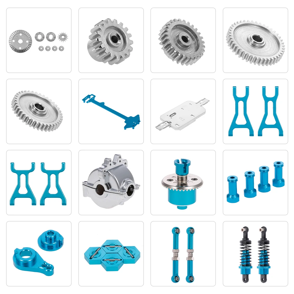 Комплект усовершенствованных деталей для Wltoys A959 A979 A969 A959B A979B A969B 1/18 комплект