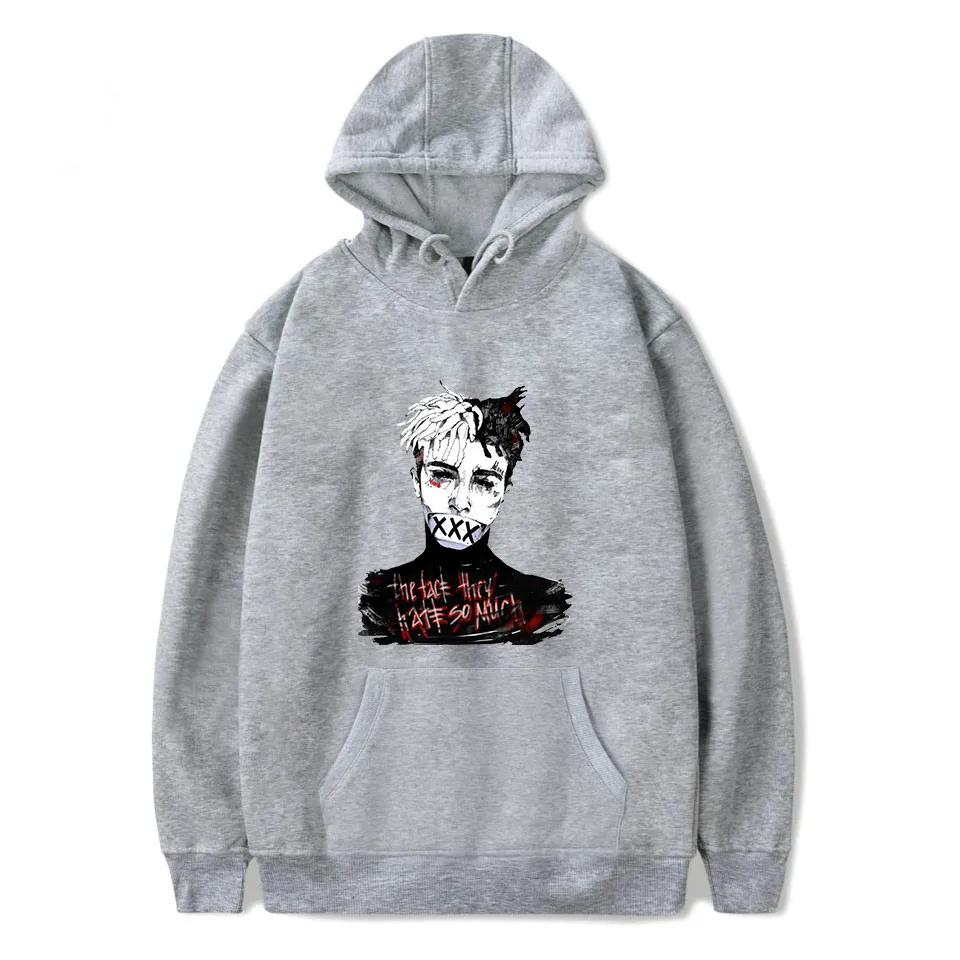 2018 XXXTentacion толстовки для мужчин/женщин Повседневный пуловер уличная Толстовка