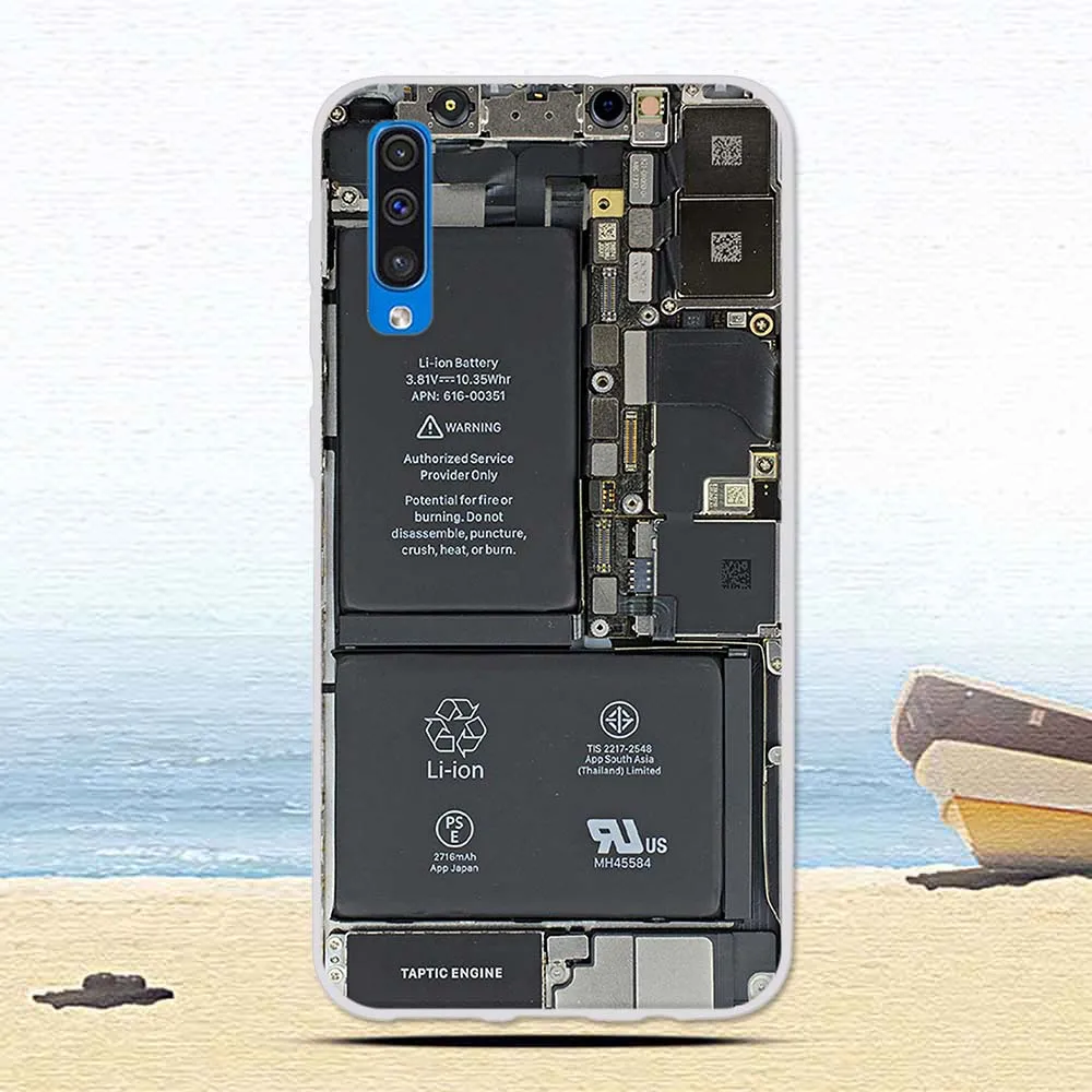 Роскошный чехол из термополиуретана и силикона для samsung Galaxy A50 A 50, Модный чехол для телефона с цветочным рисунком, Мягкий защитный чехол s Fundas