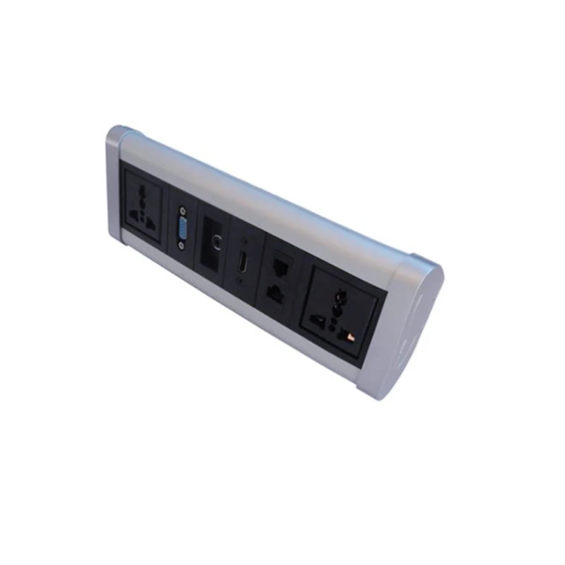 Электрический треугольный Настольный торцевой Разъем для дома из алюминиевого