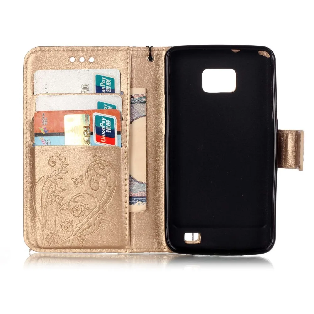Чехол для Samsung S2 чехол SII i9100 9100 Galaxy 4 3 дюйма + держатель карт на ремешке|case for|case casecase