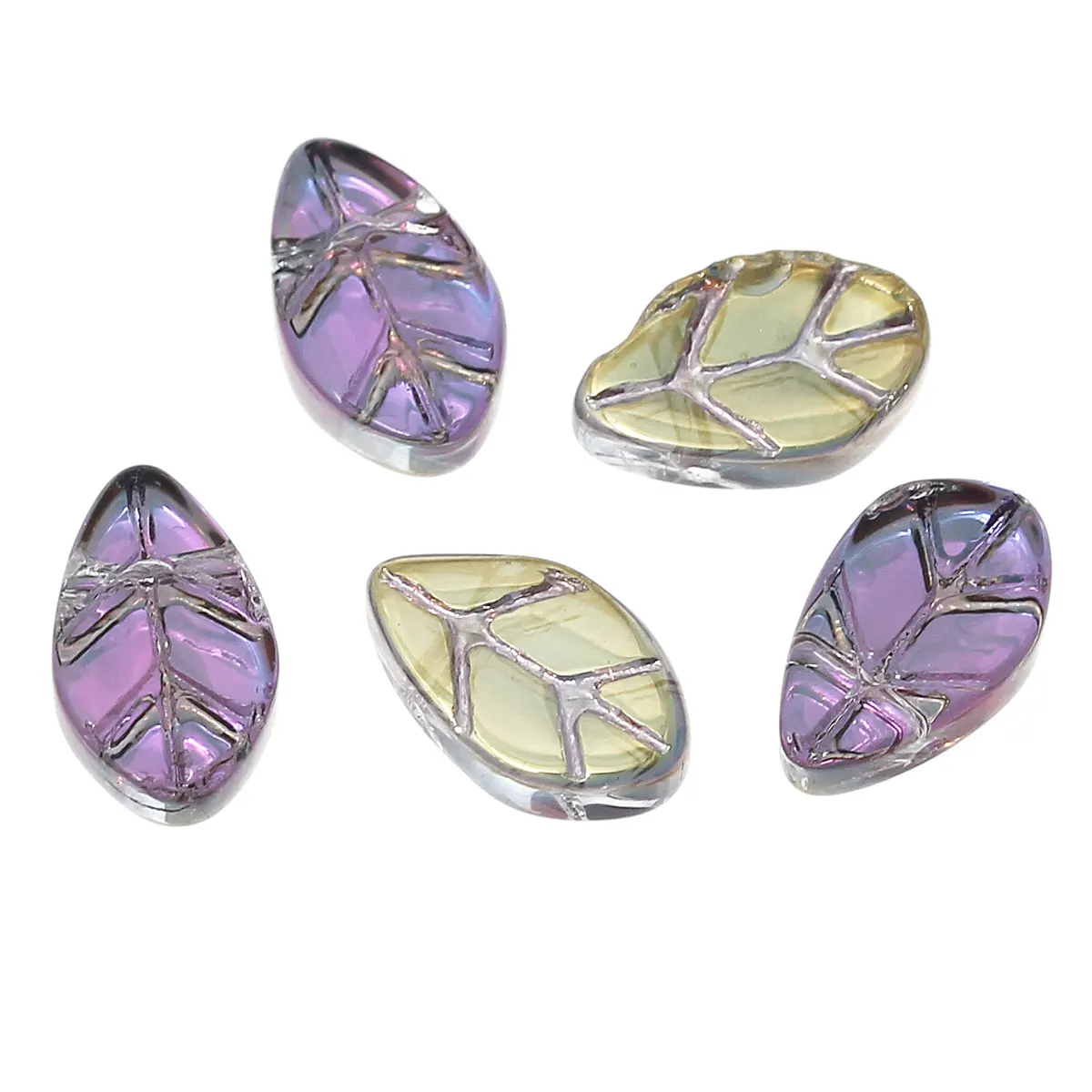 DoreenBeads стеклянные бусины золотого цвета цвет AB около 11 мм x 6 (3/8 &quotx 2/8&quot) 7