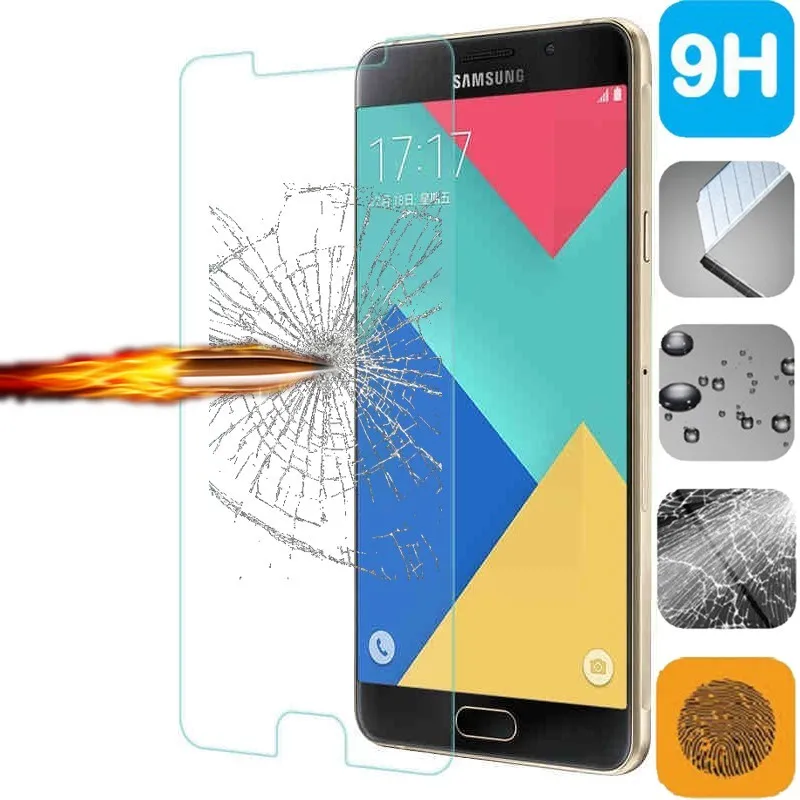 Для Samsung A3 A5 A7 J3 J5 J7 2016 2017 2018 J2 премьер Защита от царапин твердость 9H Ультратонкий 0