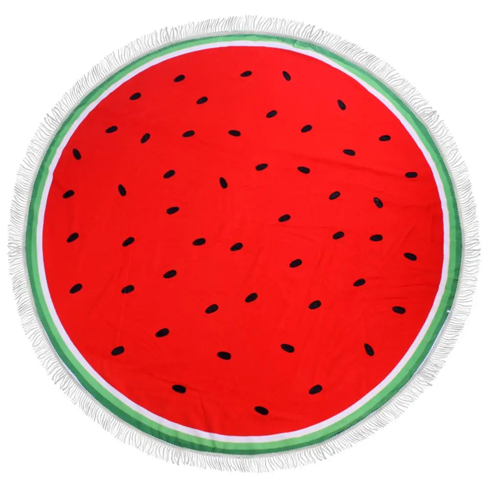 Пляжное полотенце с фруктами пончиками цветной пляжный матрас ананасом арбузом