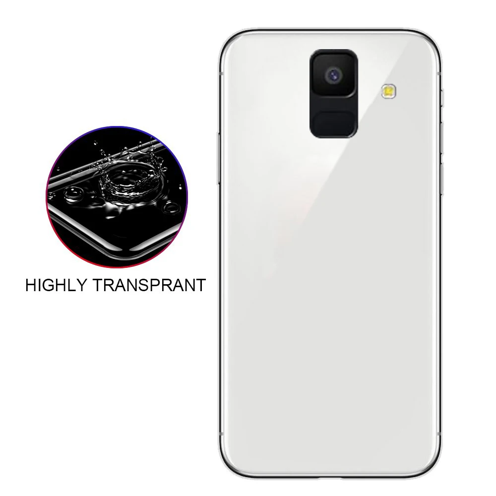 Прозрачный мягкий силиконовый чехол для Samsung Galaxy A8plus|Бамперы| |