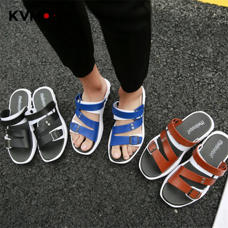 Men Sandal Casual Sole Antiskid Sandals New Design Outdoor Sport Peep-toe Beach Fashion Slippers Breathable Summer Shoes | Обувь