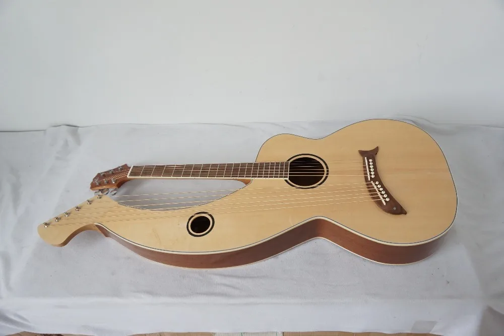 Aiersi factory new developed High Quality Harp Acoustic Guitar SHG001T