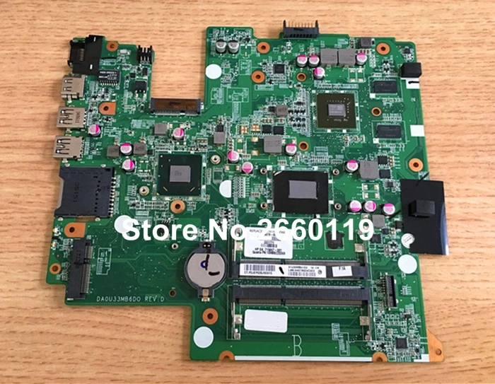 

laptop motherboard for 714619-001 DA0U33MB6D0 system mainboard, fully tested