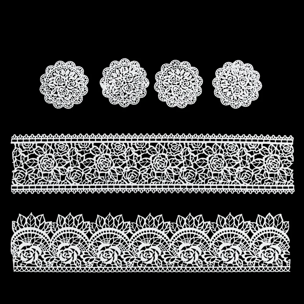 Силиконовый коврик для торта в форме цветка DIY инструменты украшения свадебного