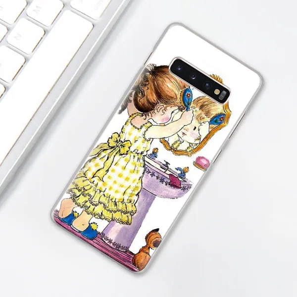 002 Сара Кей узор чехол для телефона для samsung Galaxy S10e S10 плюс S7 S8 S9 Plus, Note 8, 9, 10, плюс S10 5G M20 M30 жесткий чехол Coque - Цвет: 002