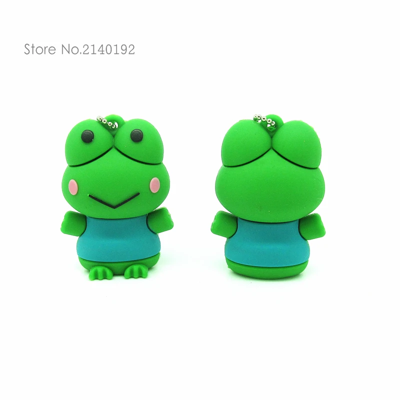 Силиконовый USB флеш накопитель в виде лягушки 4 ГБ 8 16 32 2 0|storage device|u disk32gb usb |